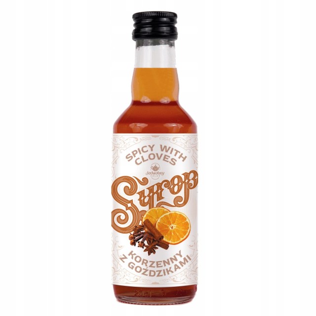 Syrop korzenny 200 ml na święta syrop z goździkami MIOD CYNAMON do kawy