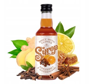 Syrop korzenny 200 ml na święta syrop z goździkami MIOD CYNAMON do kawy