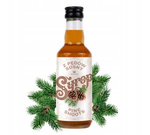 Syrop z pędów sosny 200 ml ekologiczny 100% naturalny na kaszel DO HERBATY