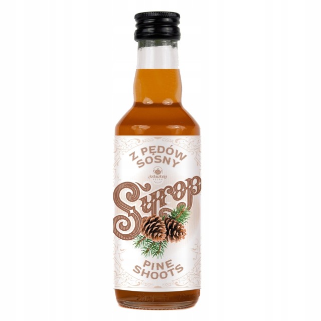 Syrop z pędów sosny 200 ml ekologiczny 100% naturalny na kaszel DO HERBATY