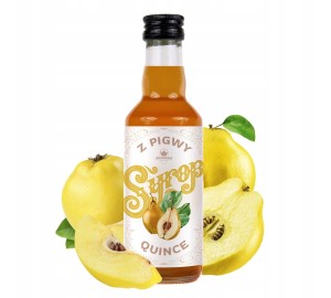 Syrop z pigwy 200 ml naturalny Polski prawdziwy DODATEK do napojów deserów