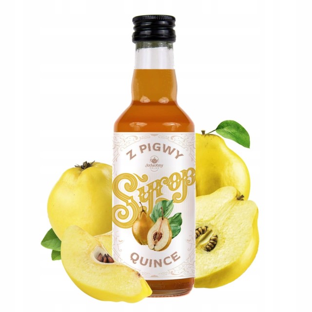 Syrop z pigwy 200 ml naturalny Polski prawdziwy DODATEK do napojów deserów