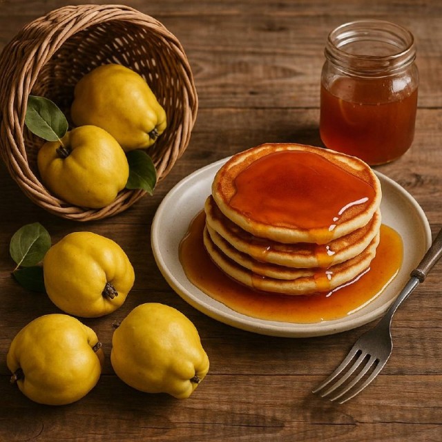 Syrop z pigwy 200 ml naturalny Polski prawdziwy DODATEK do napojów deserów