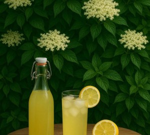 Syrop z kwiatu czarnego bzu 200 ml WYCIĄG naturalny 43% Elder Flower do kaw