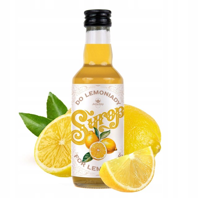 Syrop do lemoniady 200 ml LEMONADE BASE syrop barmański CYTRYNA POMARAŃCZA