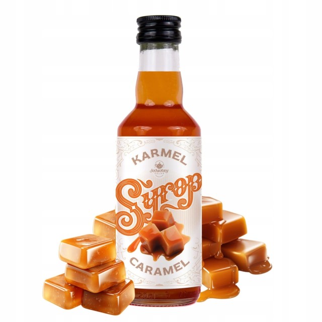 Syrop karmelowy 200 ml barmański DO DRINKÓW do deserów BEZ konserwantów