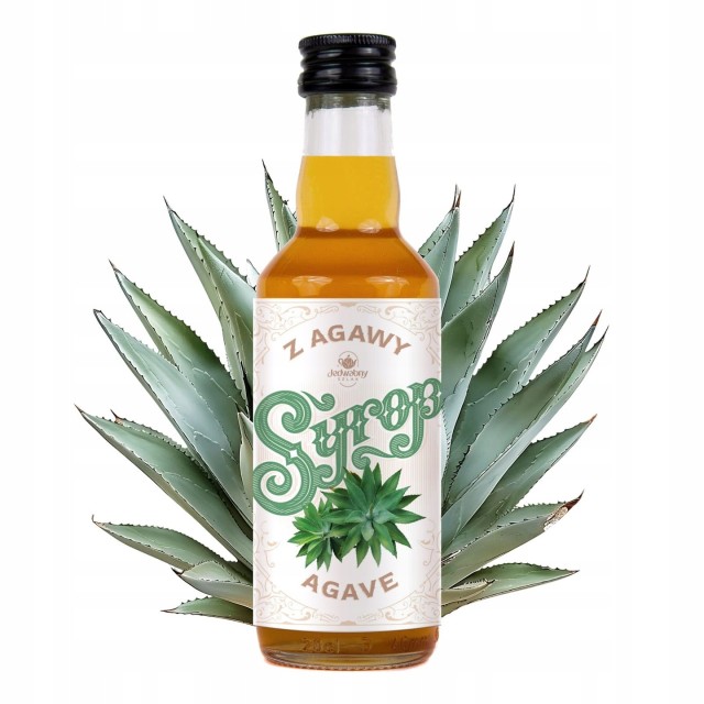 Syrop z agawy 200 ml naturalny GĘSTY słodki DO WYPIEKÓW syrop BIO