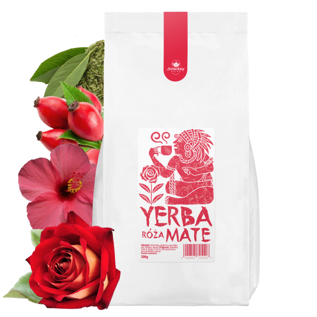 Yerba Mate płatki róż 500g